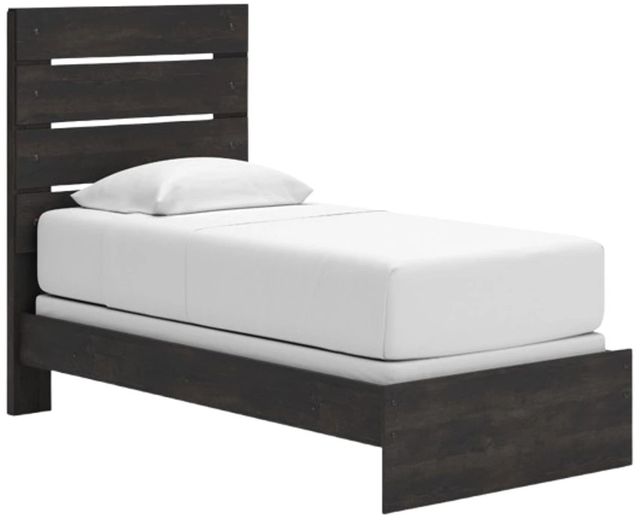 Signature Design by Ashley® Delmorta Dark Gray Youth Twin Panel Bed-0