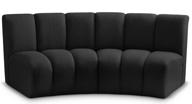 Meridian Furniture Infinity 2-Piece Black Modular Loveseat Set-1