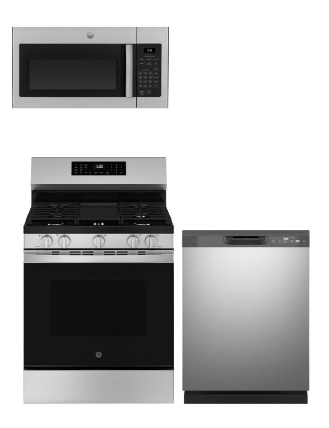 GE 3 Piece Stainless Steel Package-0