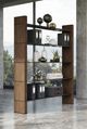 VIG Furniture Modrest Glencoe Walnut Glass Bookshelf-4