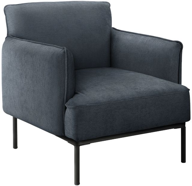 Monarch Specialties Inc. Blue 33" Accent Chair-0