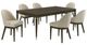 Coaster® Reseda 7-Piece Ash Brown/Beige Dining Table Set-0