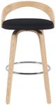 Armen Living Sonia Black/Oak Barstool-2