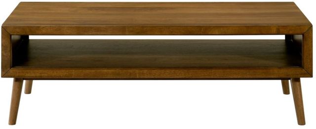 Elements International Malibu 3-Piece Walnut Occasional Table Set-2