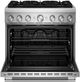 KitchenAid® 36" Stainless Steel 6 Burner Pro Style Dual Fuel Range with No Preheat Air Fry Mode-1