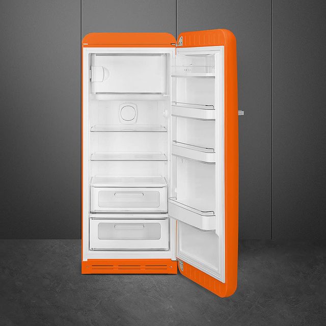 Smeg 50's Retro Style 9.9 Cu. Ft. Orange Compact Refrigerator-1