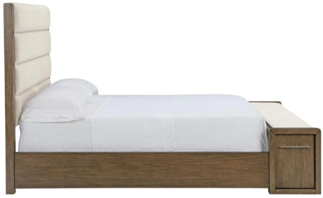 Signature Design by Ashley® Marxmore Brown California King Upholstered Panel Storage Bed-4
