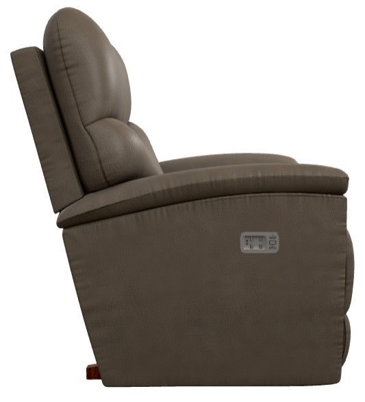 La-Z-Boy® Trouper Mink Power Rocking Recliner with Headrest and Lumbar-2
