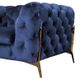 VIG Furniture Divani Casa Quincey Blue Loveseat-1