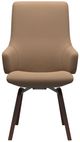 Stressless® by Ekornes® Customizable Laurel Large High Back Dining Arm Chair with Slanted Legs-1