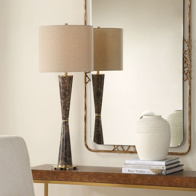 Uttermost® Jameson Chocolate Brown Table Lamp-1