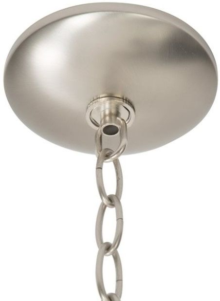 YHD Nickel 15'' Incandescent Semi-Flush Mount Lighting-4