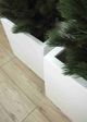 Le Present Betona Kube White 18" Planter-4