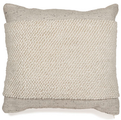 Signature Design by Ashley® Rowcher Gray/White Throw Pillow
