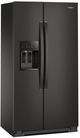 Whirlpool® 36" 20.9 Cu. Ft. Black Stainless Steel Counter Depth Side by Side Refrigerator-1