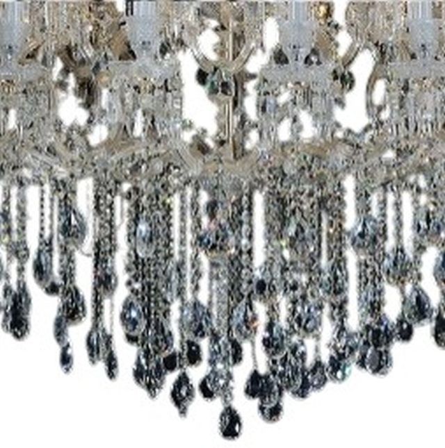 Michael Amini® Grand Versailles Glass/Gold 45-Light Chandelier-2