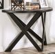 Furniture of America® Culver Rustic Black Sofa Table -0