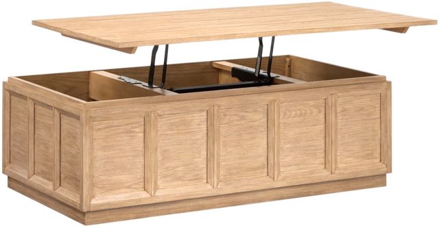 Magnussen Home® Burnham Sable Dusk Lift Top Storage Cocktail Table with Casters-4