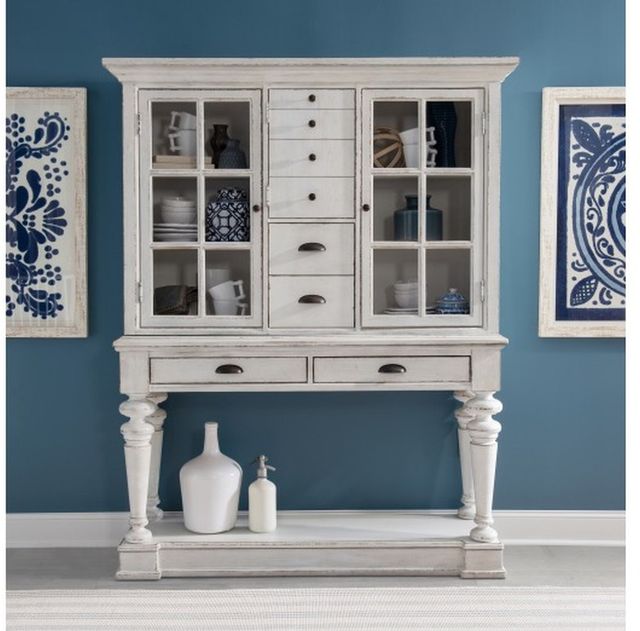Legacy Classic Cottage Park Aged White Sideboard-2