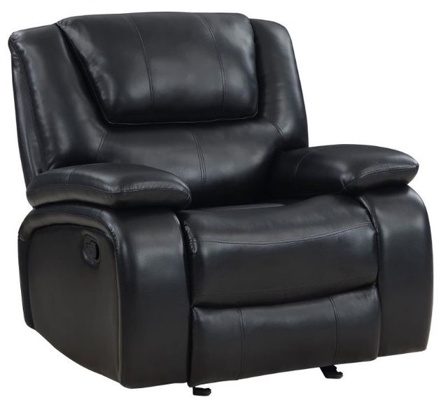 Coaster® Camila 3-Piece Black Manual Reclining Living Room Set-3