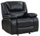 Coaster® Camila 3-Piece Black Manual Reclining Living Room Set-3