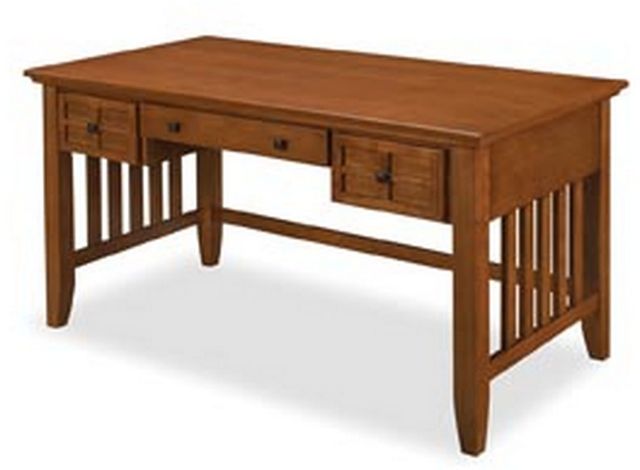 homestyles® Arts & Crafts Brown Executive Desk-0