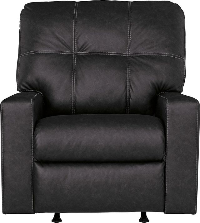 Benchcraft® Barlin Mills Carbon Manual Rocker Recliner-1
