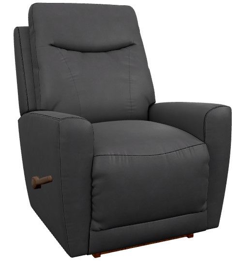 La-Z-Boy® Kodie Navy Leather Manual Rocking Recliner-0