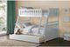 Homelegance® Galen White Youth Twin/Full Bunk Bed with Twin Trundle -1
