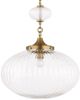 Uttermost® Bellaire Clear/Matte Gold Pendant-5