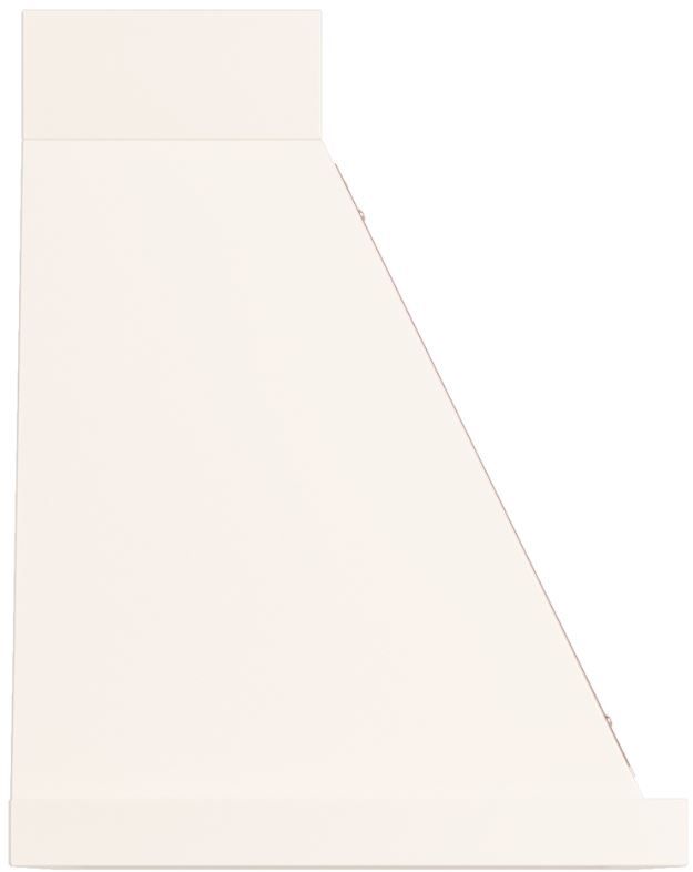 Ilve® Nostalgie II Noblesse 30" Antique White Wall Mounted Range Hood with Copper Trim-2