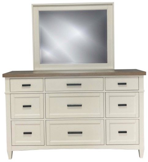 Parker House® Americana Modern Cotton Dresser and Mirror-0