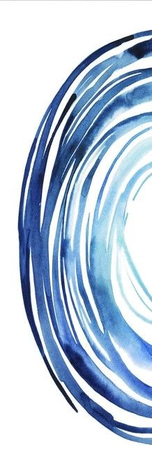 Classy Art Blue Vortex I by Grace Popp Wall Art-2
