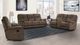 Parker House® Cooper Shadow Brown Manual Triple Reclining Sofa-1