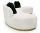 VIG Furniture Divani Casa Frontier Black/White Sectional Sofa with Pillows-2