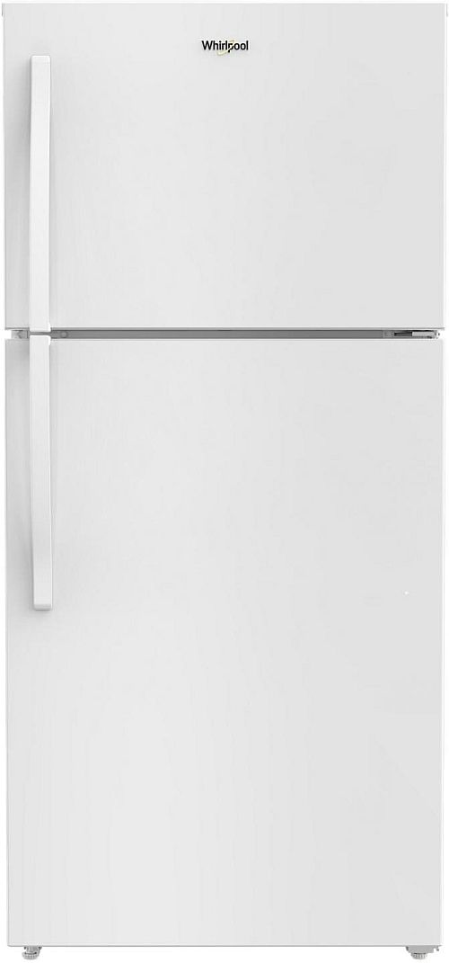 Whirlpool® 30" 19 Cu. Ft. White Top Freezer Refrigerator with Total Coverage Cooling-0
