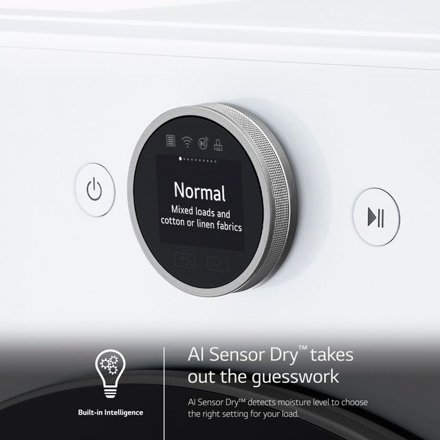 LG 7.4 Cu. Ft. White Front Load Electric Dryer-10