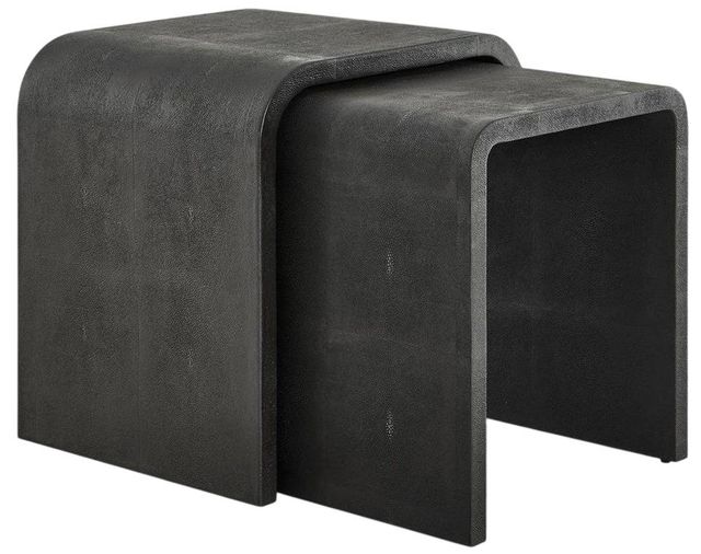 Uttermost® Interpose 2-Piece Gray Side Table Set-0