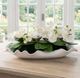 Uttermost® Opulence Orchid White Centerpiece with Bowl-1