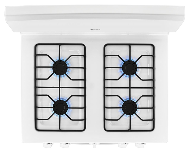 Amana® 30" White Free Standing Gas Range-4