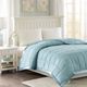 Olliix by Madison Park Blue All Season Hypoallergenic Microfiber Down Alternative Full/Queen Windom Blanket-3