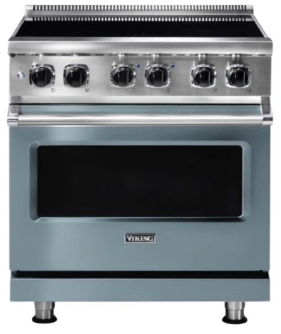 Viking® 5 Series 30" November Sky Pro Style Induction Range-0