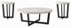 Liberty Furniture Pierce 3-Piece Black/White Occasional Table Set-0