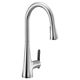 Moen® Sinema Chrome One-Handle High Arc Pulldown Kitchen Faucet-1
