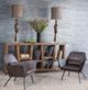 Harp & Finial® Leeds Dark Walnut Bookcase-1