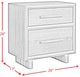 Elements International Brisbane Brown Nightstand-2