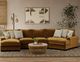 Corinthian Furniture Bonita 2-Piece Bison U-Shape Chaise Sectional-1