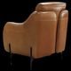 Mazin Furniture Palo Warm Cappucino Brown Accent Chair with Pillow-2