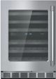 Thermador® Professional 24" Stainless Steel Wine Cooler-0