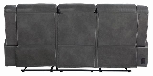 Coaster® Conrad Grey Reclining Sofa-3